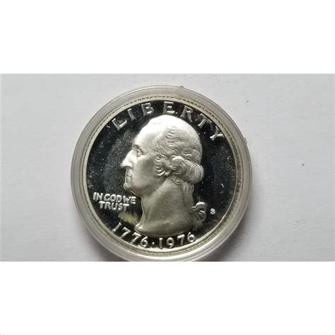 1976 S Silver Bicentennial Quarter Gem Proof | Property Room