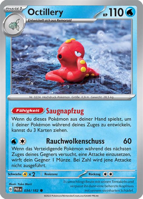 Octillery Wert Bild K Nstler Seltenheit Pokemonkarte De