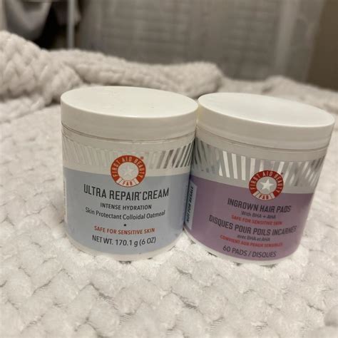 First Aid Beauty Ingrown Hair Pads And Ultra Repair Depop