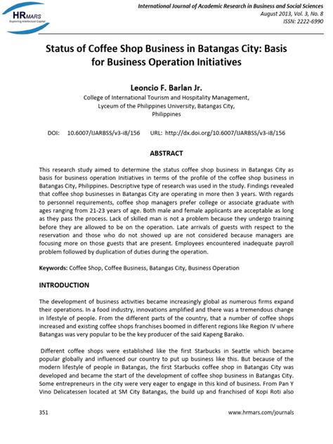 Research Guide Local Pdf Innovation Coffeehouse