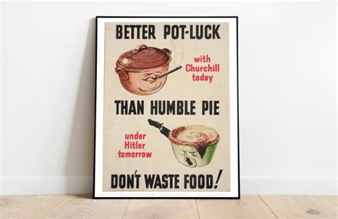 Poster Dont Waste Food 11x14inch Premium Art Print Star Editions