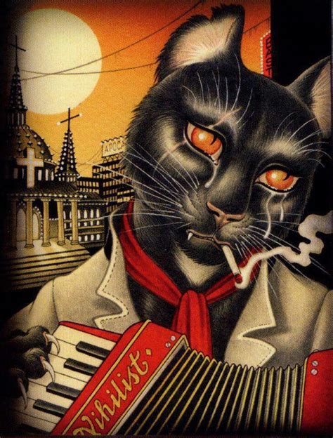 Art By Christopher Conn Askew Cat Art