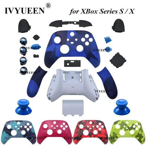 IVYUEEN Substitui O Habita O Shell Para Xbox Controller Case Rosa Azul