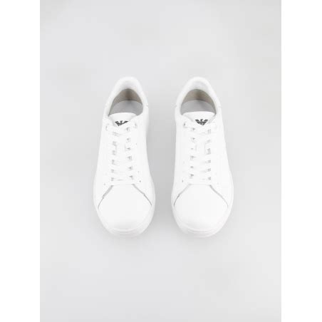 Baskets Basses Blanc Homme Emporio Armani Wimod