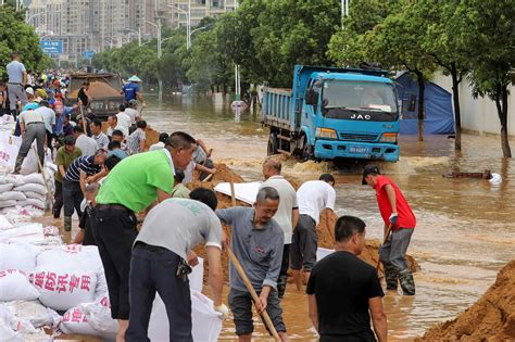 Chine Inondation La Chine Est Actuellement Plac E En Tat D Alerte