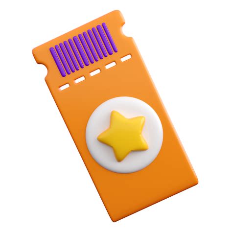 3d cinema ticket. Realistic trendy design concept of traveling, booking