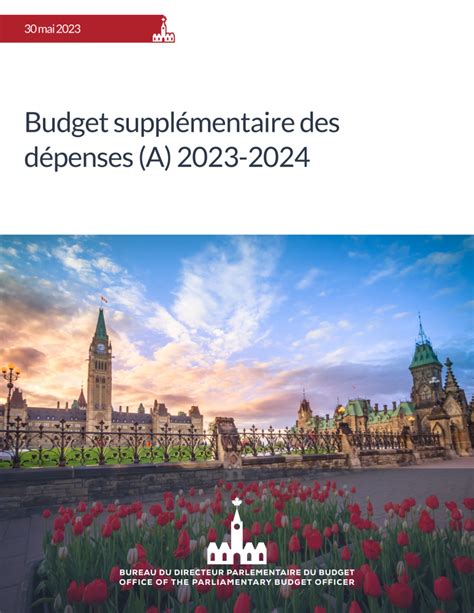 Budget supplémentaire des dépenses A 2023 2024