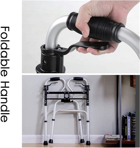 Rolling Walkers Andador Plegable Resistente Con Ruedas Para Personas