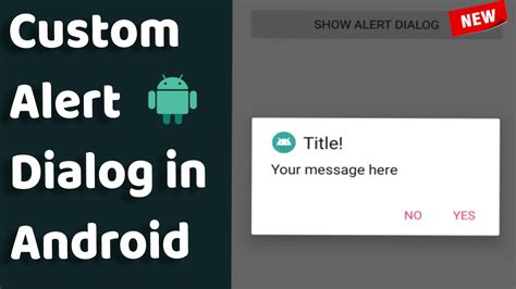 Alert Dialog Box In Android Studio Android Tutorials YouTube