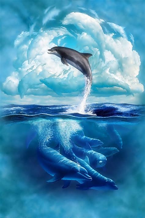 Dolphin iPhone Wallpaper - WallpaperSafari