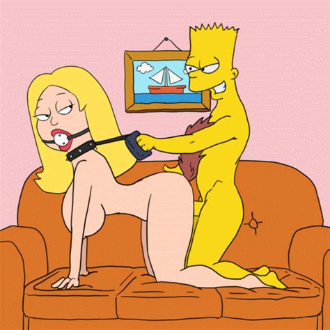 Post American Dad Animated Bart Simpson Crossover Francine