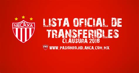 Clausura 2018 Lista Oficial De Transferibles