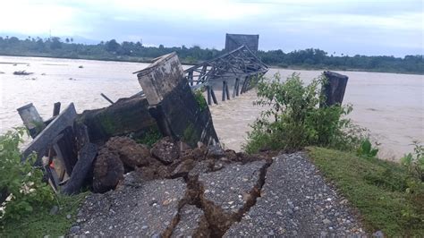 Banjir Rendam Enam Kecamatan Di Nagan Raya Dua Jembatan Putus Distori