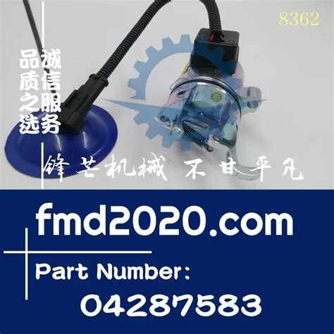 12V Supply Excavator Loader Accessories Engine Flameout Solenoid Valve