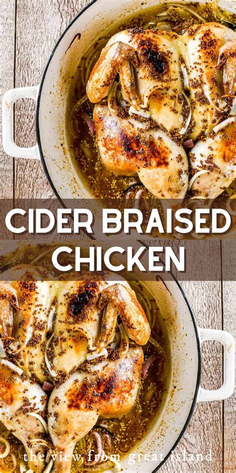 Cider Braised Chicken With Sage • A Quick Meal