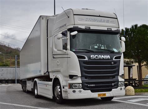 Gr Marinos Transport Scania Streamline V8 R580 TL Matte Trucks