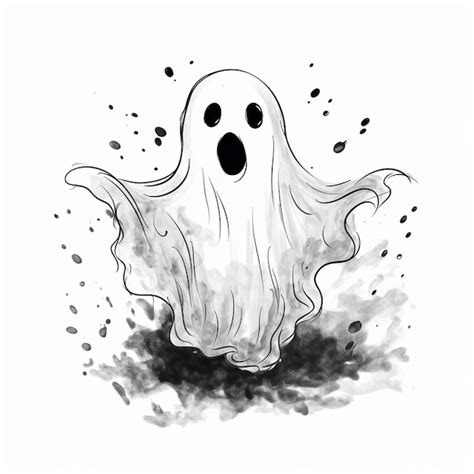 Premium AI Image Flat Funny Ghosts Playful Halloween Humor