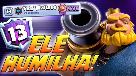 WALLACE CR MOSTRA O MELHOR DECK DE GIGANTE REAL DE 2023 NO CLASH ROYALE