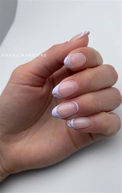 40 Cute Coloured French Tip Nails Layered Of Pastel 57 Off