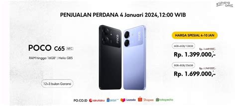 POCO C65 SiPalingGesit Resmi Dirilis Di Indonesia Ini Spesifikasi