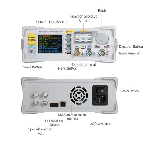 Tools Signal Generators KKmoon High Precision DDS 20MHz Digital Dual