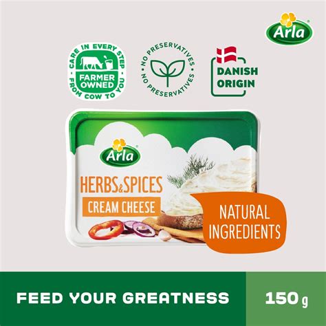 Arla Herbs And Spices Cream Cheese 150g Shopee Singapore