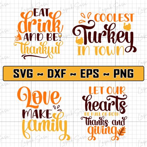 Thanksgiving Svg Bundle Thankgiving Svg Thanksgiving Shirt Svg