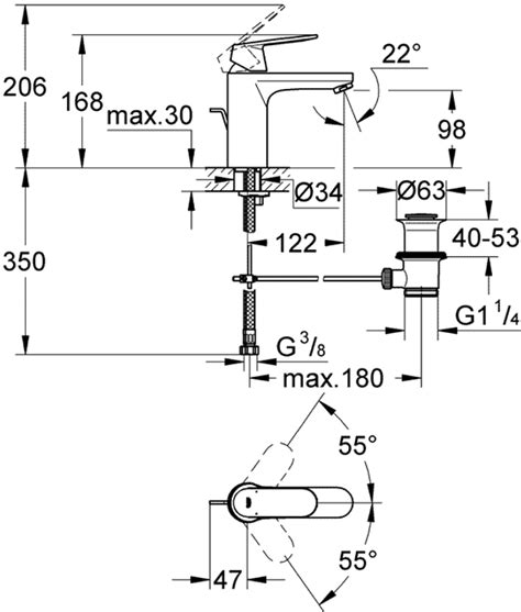 Смеситель Grohe Eurosmart Cosmopolitan 23325000 для раковины - theHouse ...
