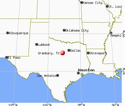 Where Is Granbury Texas On The Map - Tourist Map Of English