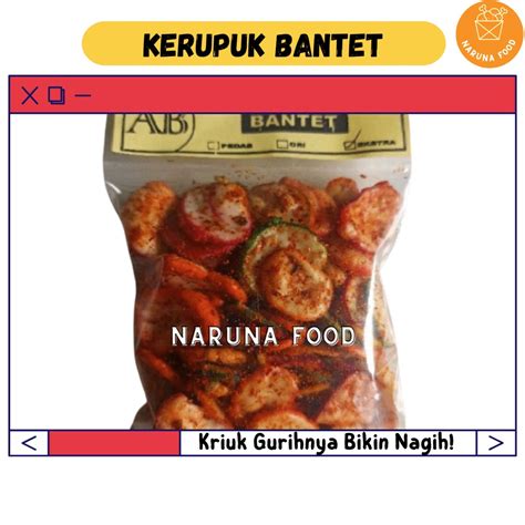 Jual Promo Shope Food Makaroni Bantet Kerupuk Seblak Bantet Pedas Gr