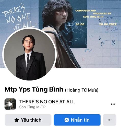 Sơn Tùng M TP bất ngờ đổi tên Facebook như thuở mới vào nghề báo hiệu