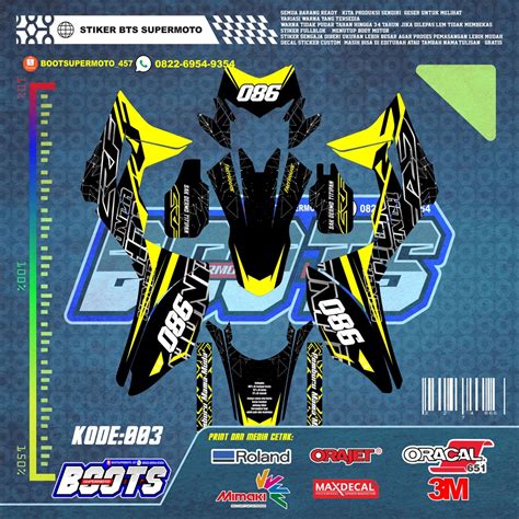 Jual Stiker Setiker Decal Crf L Full Body Orajet Hologram Maxdecal