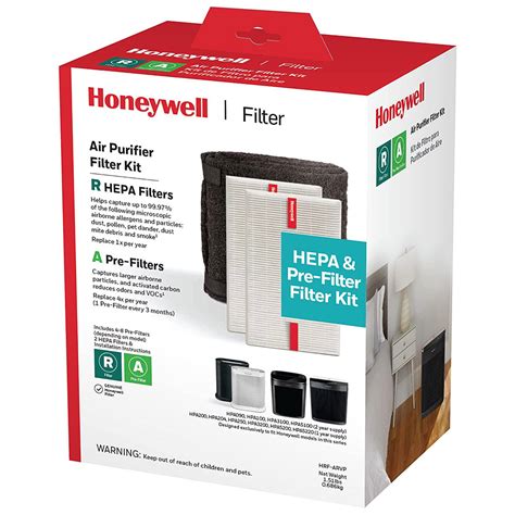 Honeywell Hrf Arvp Hepa Air Purifier Filter Kit Filters And Pre Filter