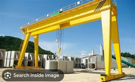 Single Girder Automatic Gantry Crane Maximum Lifting Capacity 0 5 Ton