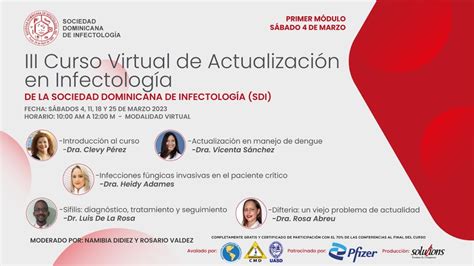 III Curso Virtual de Actualización en Infectología de la Sociedad