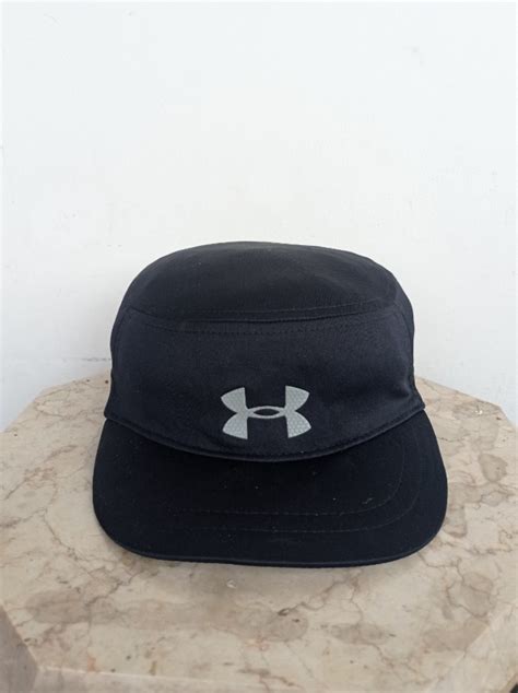 Topi Cadet Patrol Under Armor Golf Cold Black Patrol Commado Hat Fesyen Pria Aksesoris Topi