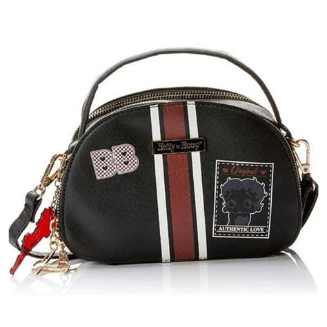 Bolsa Transversal Betty Boop Preto Semax Bolsas Magazine Luiza