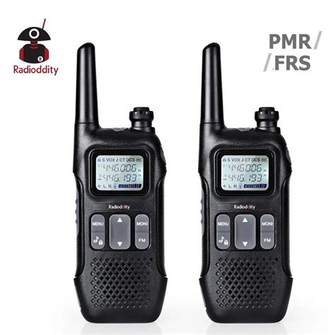 2 PCS Radioddity FS T1 PR T1 2W FRS PMR Two Way Radio License Free