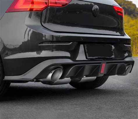 Mk8 Gti Rear Diffuser Cs Style Piano Black Premium Deutschcarbon