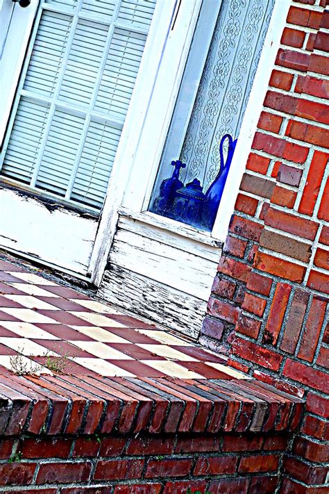 Blue Glass And Brick Textures Photograph By Anthony Ackerman Pixels