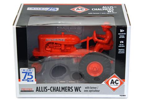 Allis Chalmers Wc Nf With Driver Ertl 75th Anniversary Special Edition Collector Models