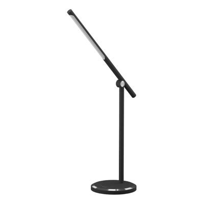 Luz Desing Lampara Velador De Mesa Neptuno Negro Led Usb Dimerizable Mc