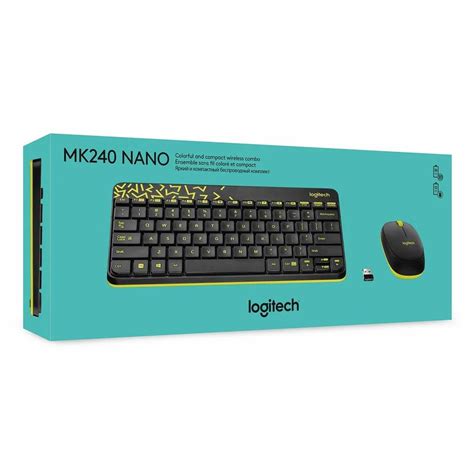 Logitech Mk240 Nano Wireless Usb Keyboard And Mouse Set At Rs 1370 Logitech Computer Keyboard