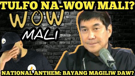 RAFFY TULFO Na WOW MALI Sa Senado National Anthem BAYANG MAGILIW Daw