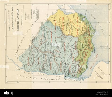 6 Of Atlas Geográfico Y Descripción Geográfica Y Estadística De La República Oriental Del