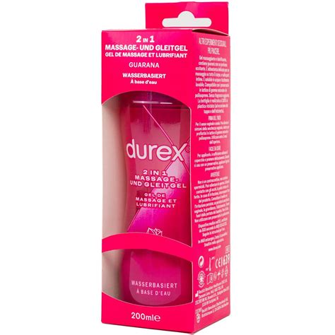 Durex Play In Massage Lubricant With Guarana Water Based Ml