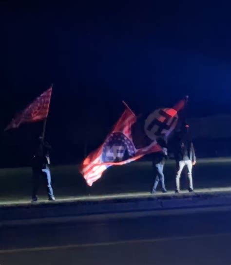 Show Us Your Face Sheriff Questions Nazi Flag Waving Demonstrators