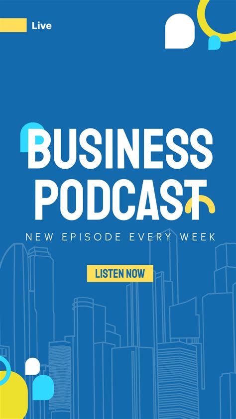 Corporate Podcast Facebook Story Brandcrowd Facebook Story Maker