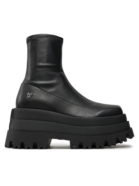 Botki Naked Wolfe Sassy Czarny Eobuwie Pl