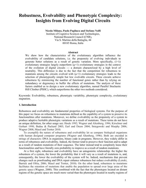 Robustness Evolvability And Phenotypic Complexity Insights From